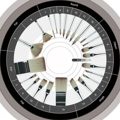 25 Pieces Professional Paint Brush Set – Expert Series Synthetic Nylon Brushes
