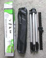 NEW NIB DALER ROWNEY PORTABLE FIELD EASEL STURDY ALUMINUM STRUCTURE ART CANVAS
