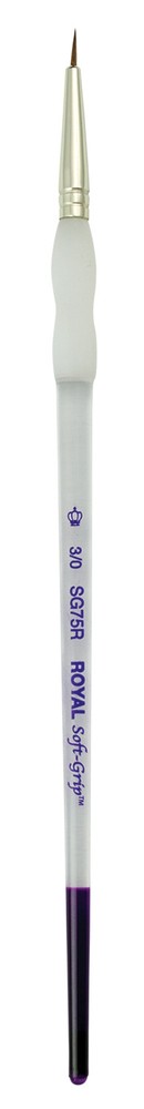 Royal Soft Grip Synthetic Sable Round Artist Brush-3/0,0,1,3,5,6,8,10,12,16or 20