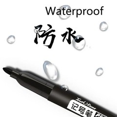 6pcs Permanent Marker Pen Set Waterproof Ink Sketch Drawing Markers – NEW