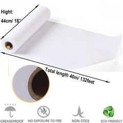18 Inch x 132Ft Easel Paper Roll Drawing Paper Roll for Kids Arts Crafts