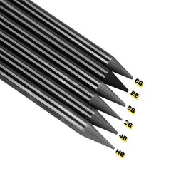6Pcs Woodless Graphite Pencils HB 2B 4B 6B 8B EE Drawing Sketching Pencils fo…