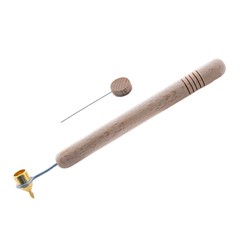 0.5 mm Heavy Brass Tip Wood Handle Kistka (Hot Wax Pen)