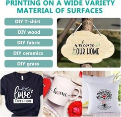 4PCS Self-Adhesive Silk Screen Stencils – Inspiration Screen – 4PCS Home Tree