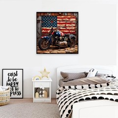Paint By Numbers Independence Day Patriotic July Fourth Theme Full Drill Art