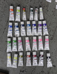 Holbein Acryla Gouache Paint Tubes Assorted Colors. Full Tubes Unused