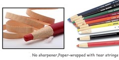 3 PACKS Dixon Phano China Markers RED: 3 Dozen or 36 Markers (1 Pack-12)