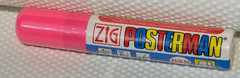 Kuretake Zig Posterman Marker Big & Broad (15mm Nib) : Fluorescent pink