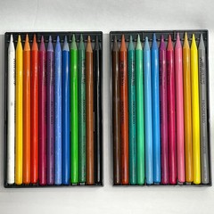 Koh-I-Noor Progresso Woodless Colour Pencils Set of 24 New/unused Hardtmuth