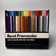 Vintage Unsharpened Prismacolor No. 960 Colored Pencils Full Set Of 60