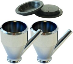 Paasche Airbrush VL-1/4-2P-CVR VL-1/4 oz Cup, 1/4 Ounce Pack of 2, None, 2 Count