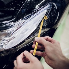 2 Pcs Aluminum Paint Pen with Fluid Writer Tip for Car and Chip Repair