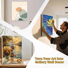 From One 4 Pack 12X16 Basswood Paint Pouring Panels For Acrylic Pouring Oil
