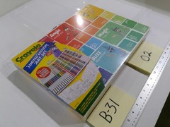 Crayola Limited Edition Art Set 115 Pc 8 Retired Colors Case Crayons Markers Kit
