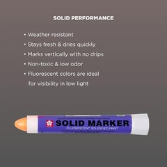 Paint Markers by Sakura Solid Paint Markers FUORESCENT ORANGE XSC-305 BOX OF 12