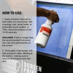 Ecotex® Screen Printing Emulsion Remover (Pint – 16oz.) 16 Fl Oz (Pack of 1)
