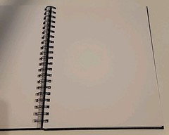 Black Wirebound Sketch Book 8.5 X 11 See Description