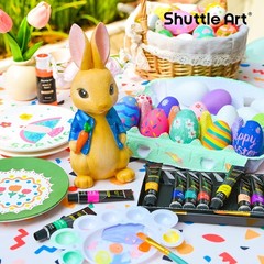 Shuttle Art Acrylic Paint Set, 30 x12ml 0.4 Fl Oz (Pack of 30), 30 Colors