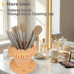 Paint Brush Cleaner Tool Collapsibowl With Pallet And Organizer, Collapsible …