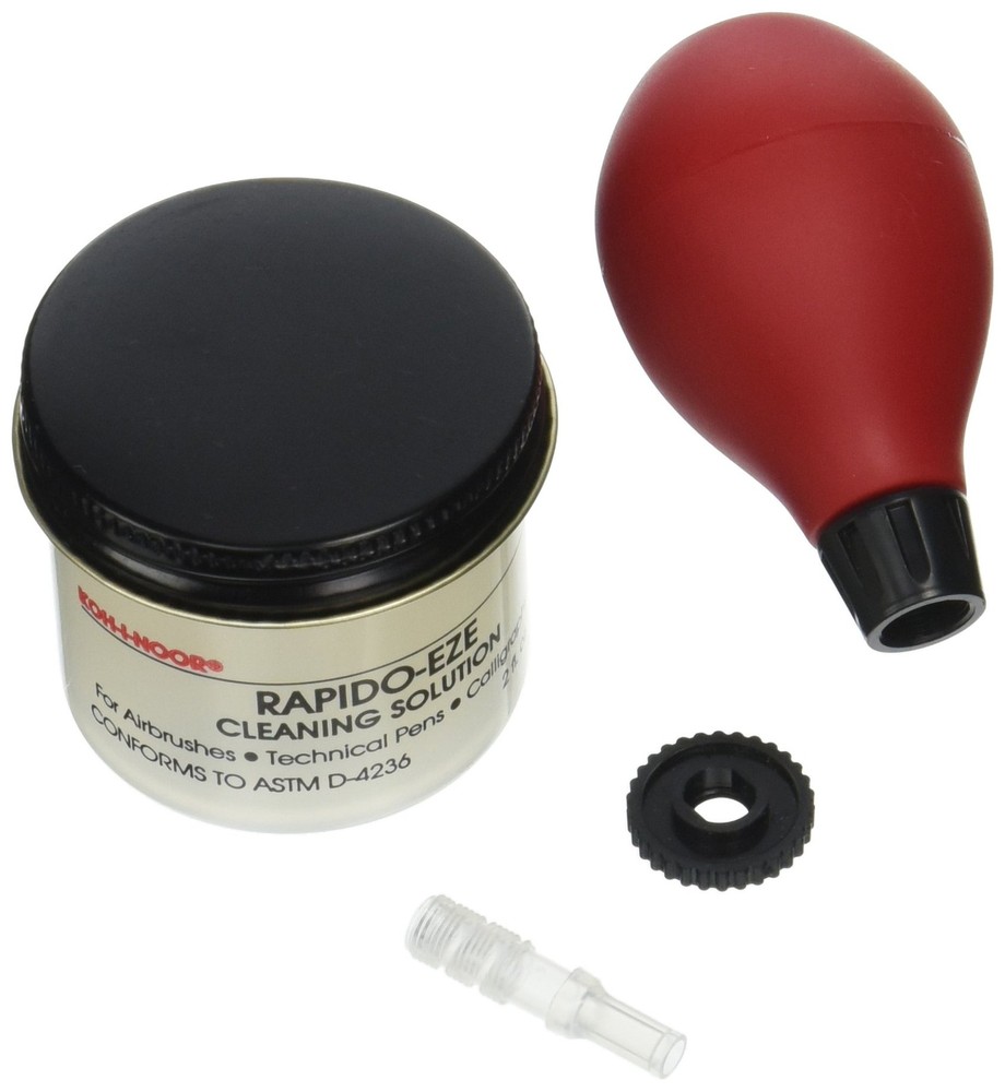 Koh-I-Noor Pressure Pen Cleaning Kit, including Rapido-EzeCleaning Solution a…