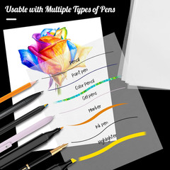 Tracing Paper 9X12 Inch, 100 Sheets Transparent Vellum Paper for Tracing Pads, T