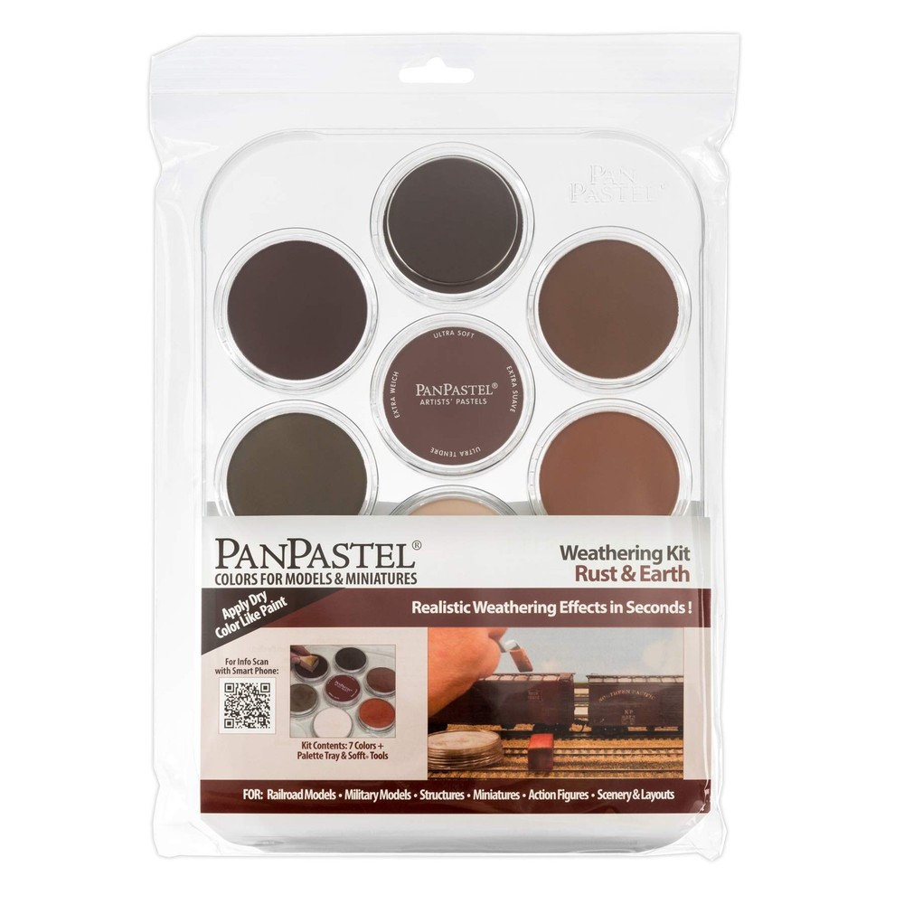 PanPastel Artist Pastels by GOLDEN, Rust & Earth Set, 7 Color, Kitchen