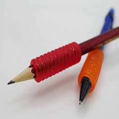 Assorted Colors Rubber Pencil Grips – Grippies for Red,orange,purple,green,blue