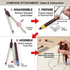 Technical Drawing Pen Set 0F 8 Black