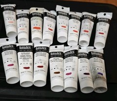 Liquitex heavy body acrylic paint lot 2oz (15) Colors * No Repeats #12
