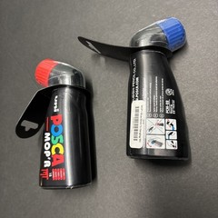 Uni POSCA Paint PCM-22 MOP’R Marker Red/Blue XXL 3-19mm Round Tip Multi-Surface