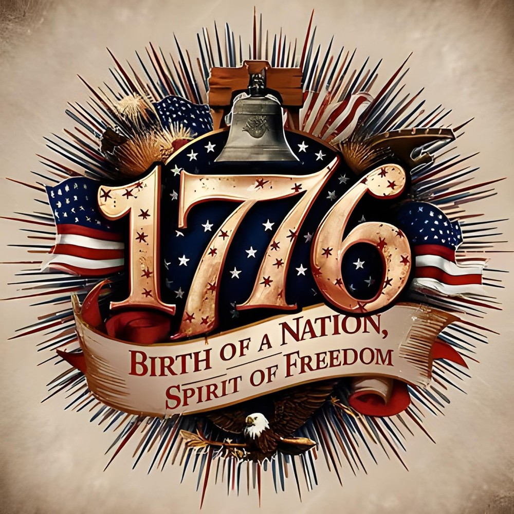 4th of July Diamond Art Kits for Adults, 1776 USA Flag Liberty Eagle Diamond P.