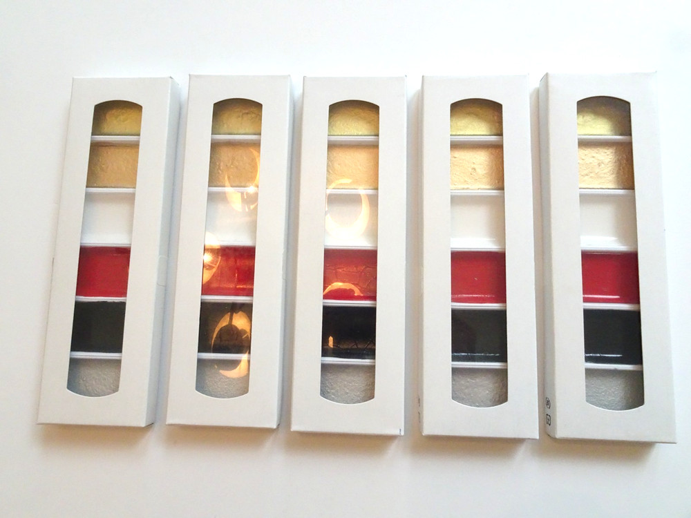 5 X Yasutomo High Quality Asian Watercolors 6pc WC220 BRAND NEW