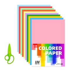 AIMI Construction Paper 100 Sheets Assorted Colors Bulk for School 10 colors