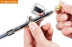 4 SET Airbrush Cleaning Kit Repair Tools Needle Nozzle Brush Glass Cleaning Pot