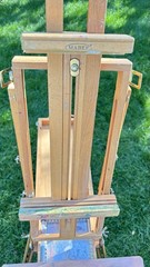 Mabef Italian Made French Style Field Easel Paint Box w/ Estate Provenance