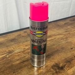 Rust-Oleum Professional Inverted Marking Paint Fluorescent Pink 15oz NEW