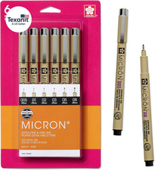 Pigma Micron Fineliner Pens – Archival Black Ink Pens – Pens for Writing, Drawin