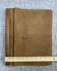 Ted Gilmer Extra Large Leather Wood Spine Sketch Book