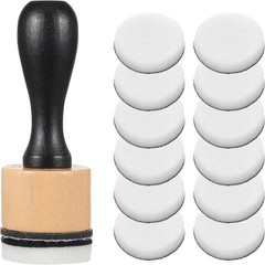 13Pcs Ink Blending Brushes Ink Blending Tool and 12 Pcs Replacement Refill Sp…