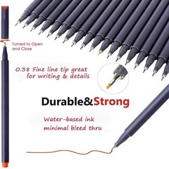 iBayam Journal Planner Pens Colored Pens, Office School Supplies, Fine Point