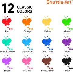 Dot Markers, 12 Colors Washable Markers for Toddlers,Bingo Daubers Supplies K…