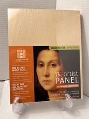 Unprimed Basswood Artist Panel 1-1/2 Inch Cradled Profile 8×10 Inch Canvas