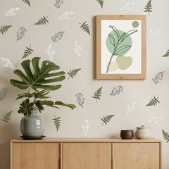 CEBLISH 36 PCS Flower Stencils for Painting on Wood, 5.9 x 2.9 inches, white