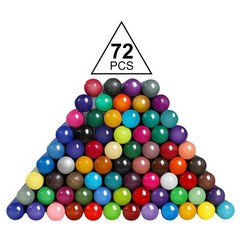 75 Pack Premium Black Edition Colored Pencils for Adults Coloring – 72 Colori…