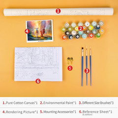 DIY Paint by Numbers for Adults Art Religious Christianity Adults’ Paint by Numb