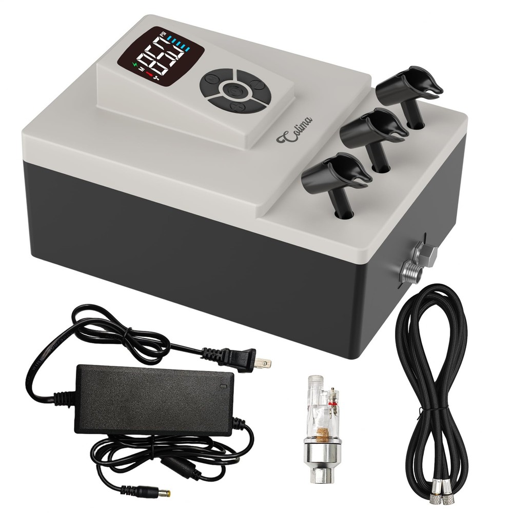 Airbrush Compressor 85 PSI High Performance Ultra Quiet Precision Control Colima