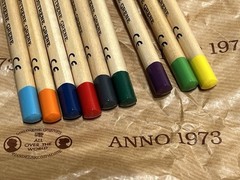 VTG Set of 9 Søstrene Grene Colored Pencils + Bonus 11 Colored Pencils