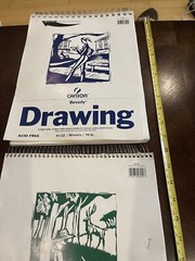 CANSON BRAND Sketch & Drawing SPIRAL BOUND BLANK SKETCH PAD 9×12 50 & 70 Lb.