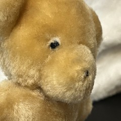 Vintage Sheaffer Eaton Textron Pens Bear Plush 4.5” Beige Teddy Stuffed Animal
