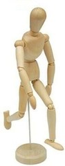 24 pcs ARTIST MANNEQUINS 12″ Wooden Jointed Paint Draw Human Figure Dummy Model